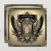 begrafenis / uitnodiging tot het indienen van een  (Voorkant / Achterkant)