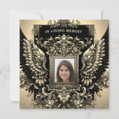 begrafenis / uitnodiging tot het indienen van een  (Voorkant)