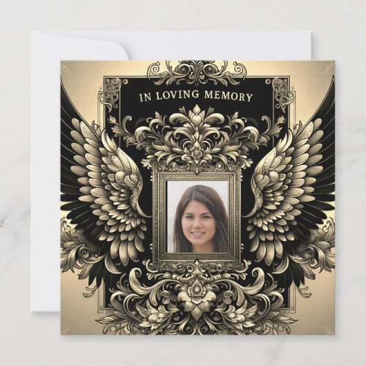 begrafenis / uitnodiging tot het indienen van een  (Voorkant)