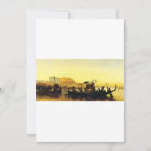 Begrafenis van een mummie op de Nijl door Frederic Kaart (Voorkant)