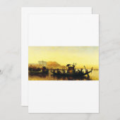 Begrafenis van een mummie op de Nijl door Frederic Kaart (Voorkant / Achterkant)