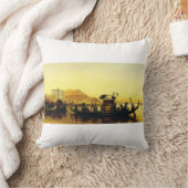 Begrafenis van een mummie op de Nijl door Frederic Kussen (Deken)