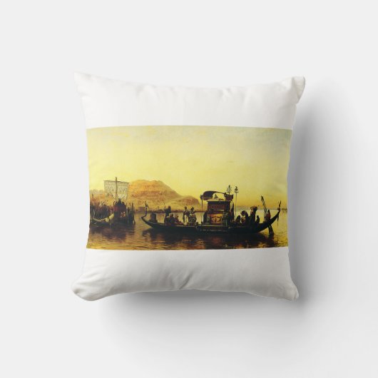 Begrafenis van een mummie op de Nijl door Frederic Kussen (Voorkant)