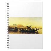 Begrafenis van een mummie op de Nijl door Frederic Notitieboek (Voorkant)