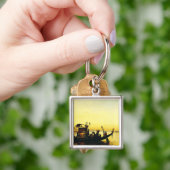 Begrafenis van een mummie op de Nijl door Frederic Sleutelhanger (Hand)