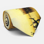 Begrafenis van een mummie op de Nijl door Frederic Stropdas (Opgerold)