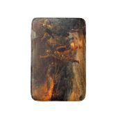 Begrafenis van een Viking (door Frank Dicksee) Badmat (Voorkant Verticaal)