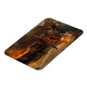 Begrafenis van een Viking (door Frank Dicksee) Magneet (Linkerzijde)