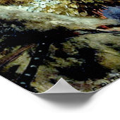 begrafenis van een Viking Warrior Sigurd en Brynhi Poster (Hoek)