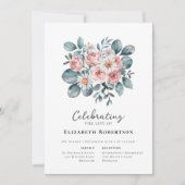 Begrafenis van Eucalyptus Boho Kaart (Voorkant)