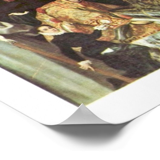 begrafenis van graaf Orgaz door Greco El Poster (Hoek)