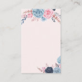 Begrafenis van het leven Sparkler Afscheid Visitekaartje (Achterkant)