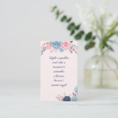 Begrafenis van het leven Sparkler Afscheid Visitekaartje (Staand voorkant)