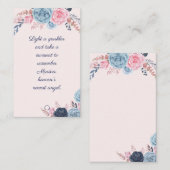 Begrafenis van het leven Sparkler Afscheid Visitekaartje (Voorkant / Achterkant)