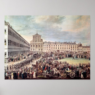 Begrafenis van Ludwig van Beethoven in Wenen Poster