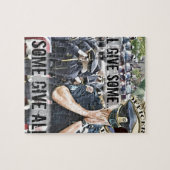 begrafenis van politie legpuzzel (Horizontaal)