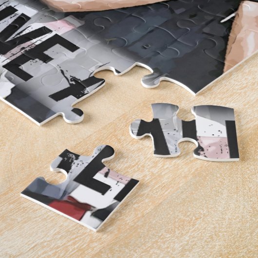 begrafenis van politie legpuzzel (Zijkant)