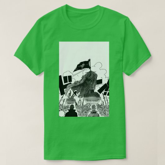 begrafenis van portgas en witbaard t-shirt (Design voorkant)