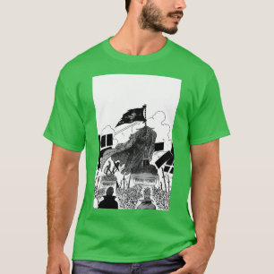 begrafenis van portgas en witbaard t-shirt