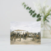 begrafenis van veldmaarschalk Lord Raglan Briefkaart (Staand voorkant)