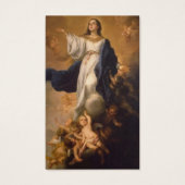 Begrafenis verlies aanname Mary gebed sympathie ka Visitekaartje (Voorkant)