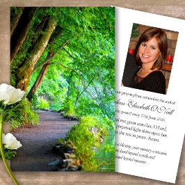 Begrafenis verlies bos gedenkteken sympathie kaart