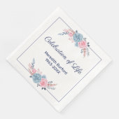 Begrafenis Viering van het leven Floral Servet (Hoek)