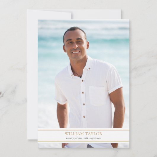 Begrafenis Viering van het leven Foliage Bourgondi Kaart (Achterkant)