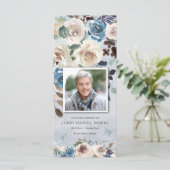 Begrafenis viering van het leven Foto Dank je kaar (Staand voorkant)