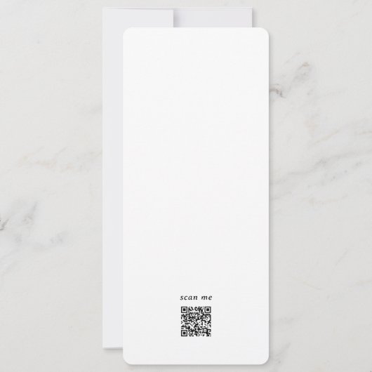 Begrafenis viering van het leven minimalistische f kaart (Achterkant)