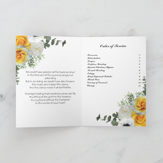 Begrafenis/Viering van het Programma (Binnen)