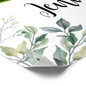 Begrafenis Welkomstbord Sjabloon Poster (Hoek)