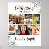 Begrafenis Welkomstbord Sjabloon Poster (Voorkant)