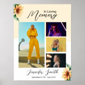 Begrafenis Welkomstbord Sjabloon Poster (Voorkant)