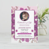 begrafenisaankondiging en uitnodiging (Staand voorkant)