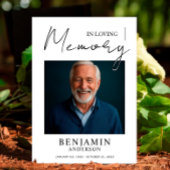 Begrafenisaankondigingsfoto in Loving Mamory Kaart