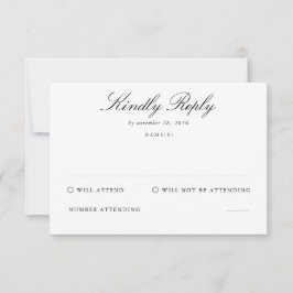 Begrafenisceremonie Aanwezigheid RSVP-kaarten RSVP Kaartje