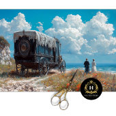 Begrafenisdienst Begrafenis Koets Decoupage Tissuepapier