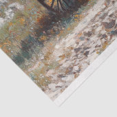 Begrafenisdienst Begrafenis Koets Decoupage Tissuepapier (Detail)