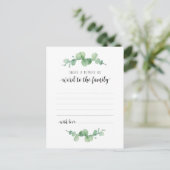 Begrafenisdienst, Groen, Deel een Kaart (Staand voorkant)