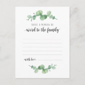 Begrafenisdienst, Groen, Deel een Kaart (Voorkant)