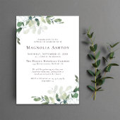 Begrafenisdienst van Eucalyptus Kaart