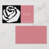 begrafenisdiensten van White Rose-design Visitekaartje (Voorkant / Achterkant)