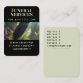 Begrafenisdiensten - Visitekaartje (Voorkant / Achterkant)