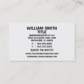 Begrafenisdirecteur Crematie Diensten Visitekaartje (Achterkant)