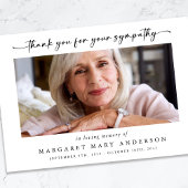 Begrafenisfoto Bedankt voor je sympathiekaart