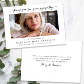 Begrafenisfoto Bedankt voor je sympathiekaart