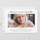 Begrafenisfoto Bedankt voor je sympathiekaart (Voorkant)