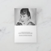 Begrafenisfoto Dank u wel | Sympathy Red Roses Bedankkaart (Binnen)