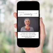 Begrafenisfoto gedenkteken witte zwarte harten wel poster